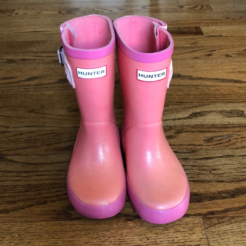 Hunter toddler boots, size 8, GUC